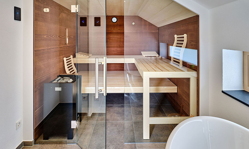 Finnische Sauna Feuchte Sauna